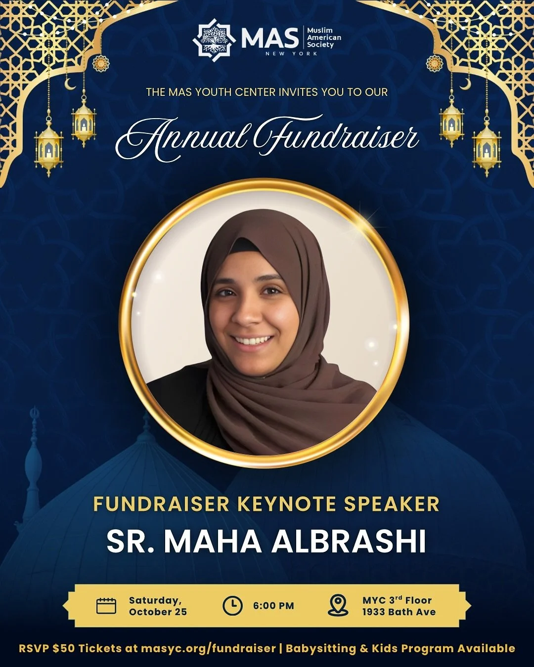Every generation needs builders -
and this is our time to rise.
Join us as we build our own Madinahπ
for our sisters, our youth, and our future.
π€ Featuring Sr. Maha Albrashi 
ποΈ masyc.org/fundraiser