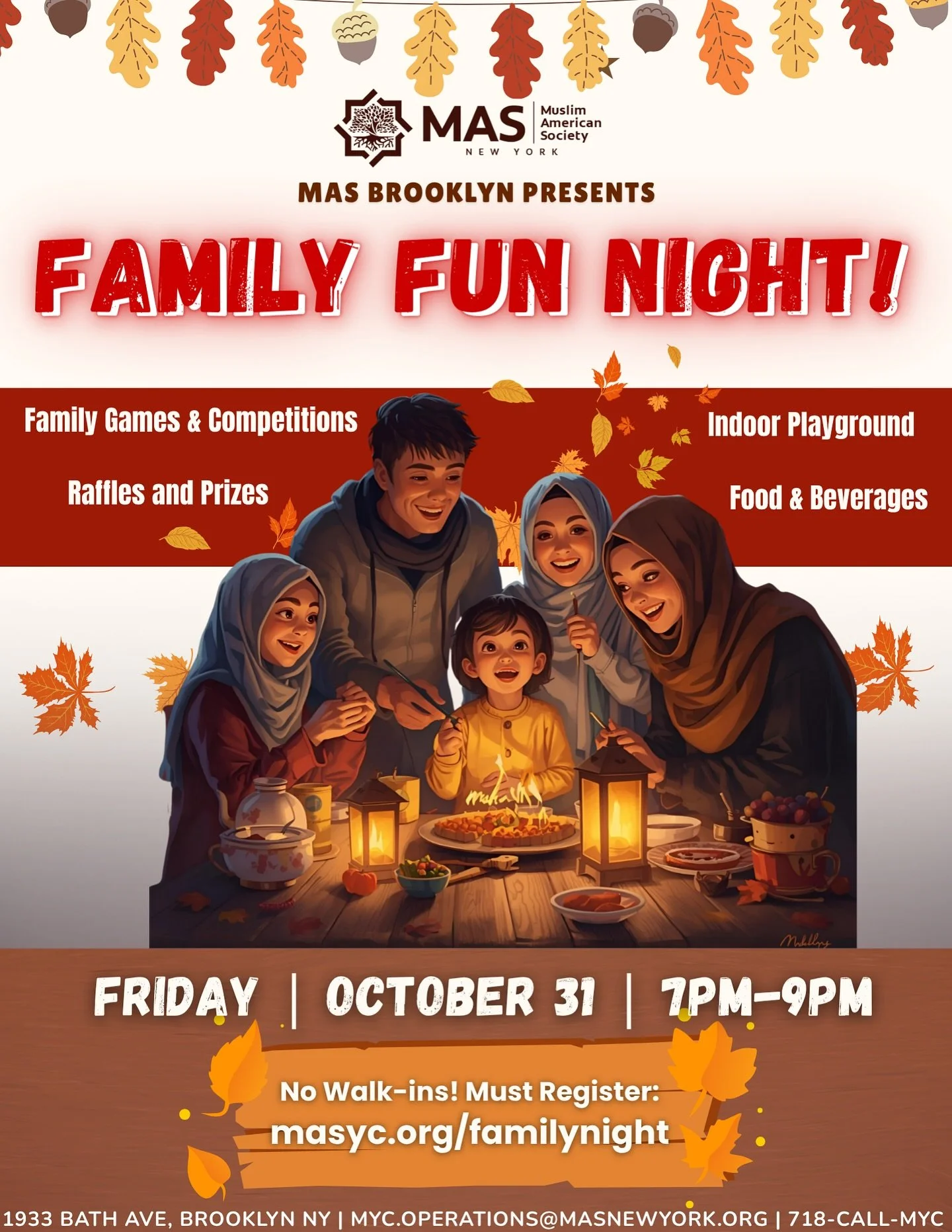 Join us for Family Fun Night! π
An evening filled with laughter, games, and community vibes — from friendly competitions and raffles to a cozy indoor playground! ππ€
π Special note: Gifts are only for registered families, so make sure to s