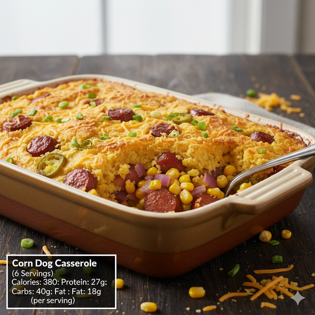 Corn Dog Casserole
