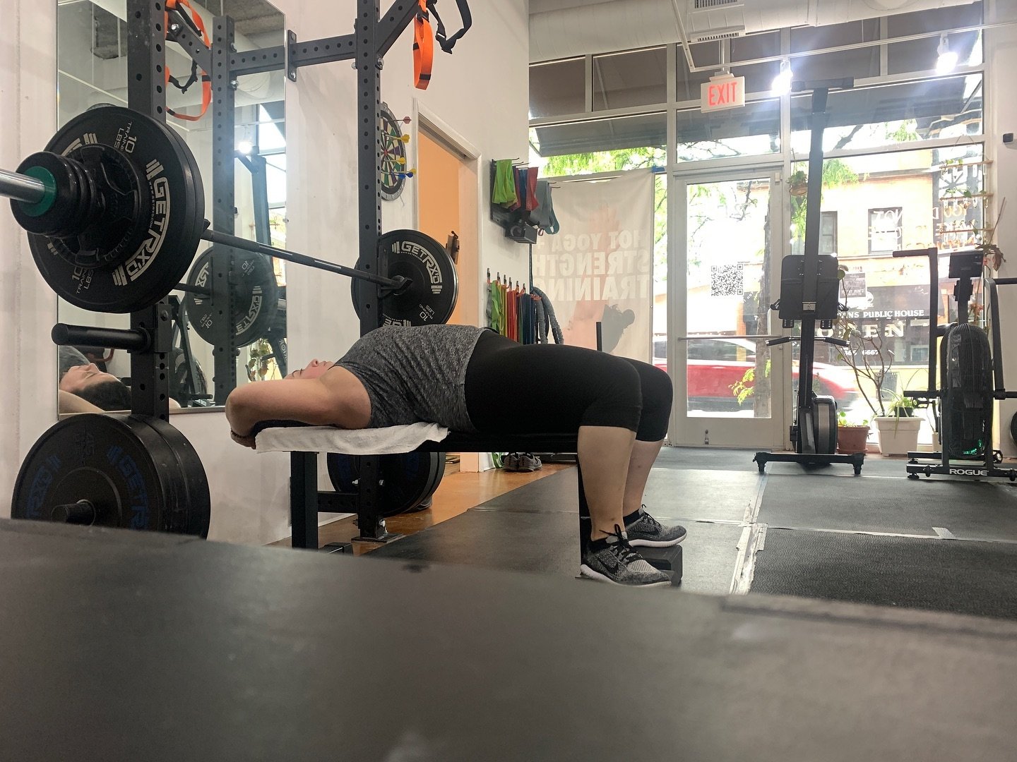 It&rsquo;s important to share the tough work of people around you. 

Congratulations to Claudia for matching the all-time studio bench press record.  This was 5lb better than her personal all-time best!