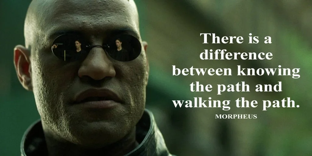Knowing the Path vs. Walking It
