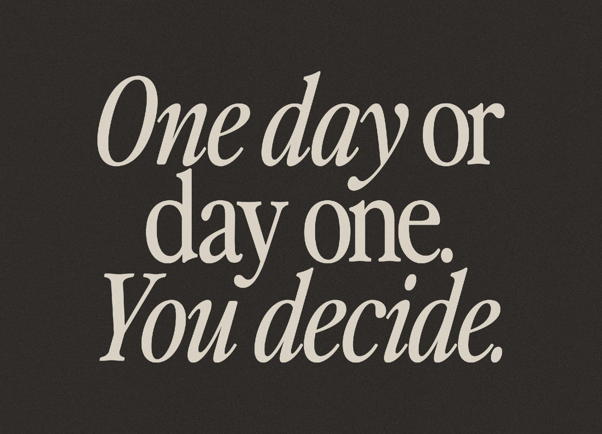 Day 1: