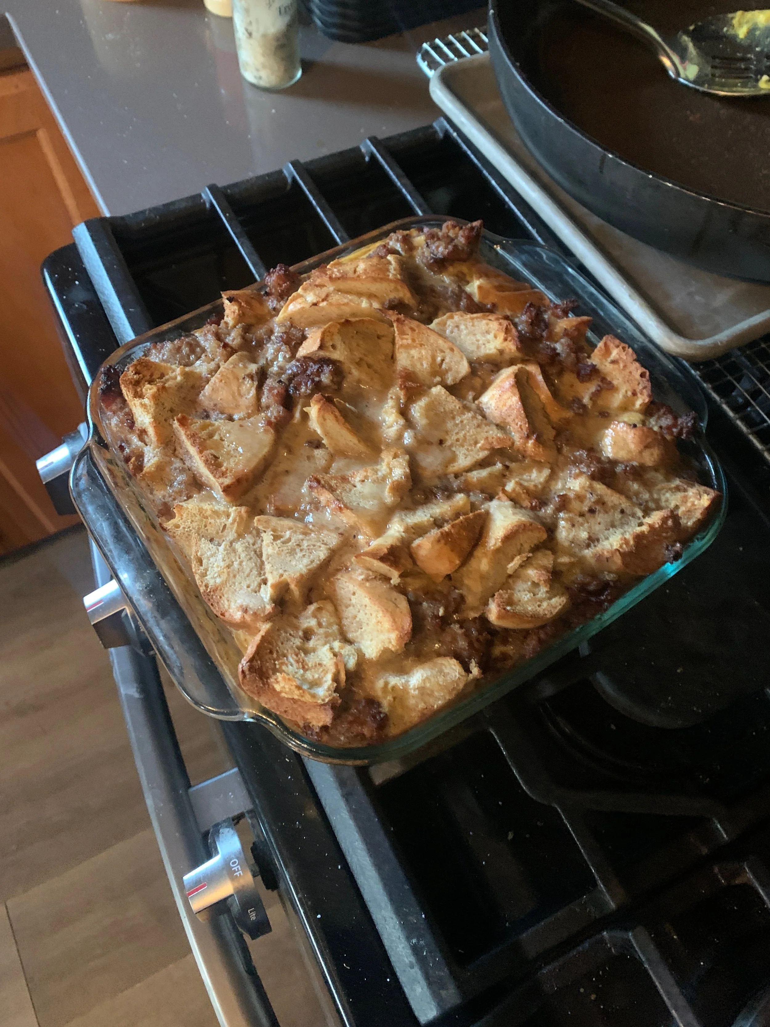 French Bagel Casserole