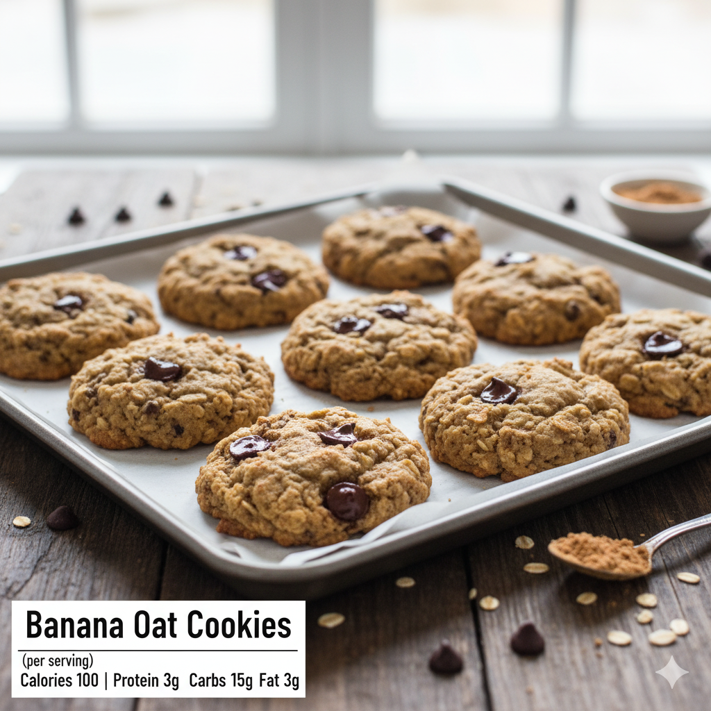 Banana Oat Cookies