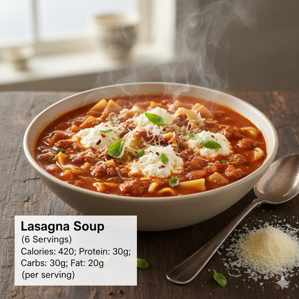Lasagna Soup