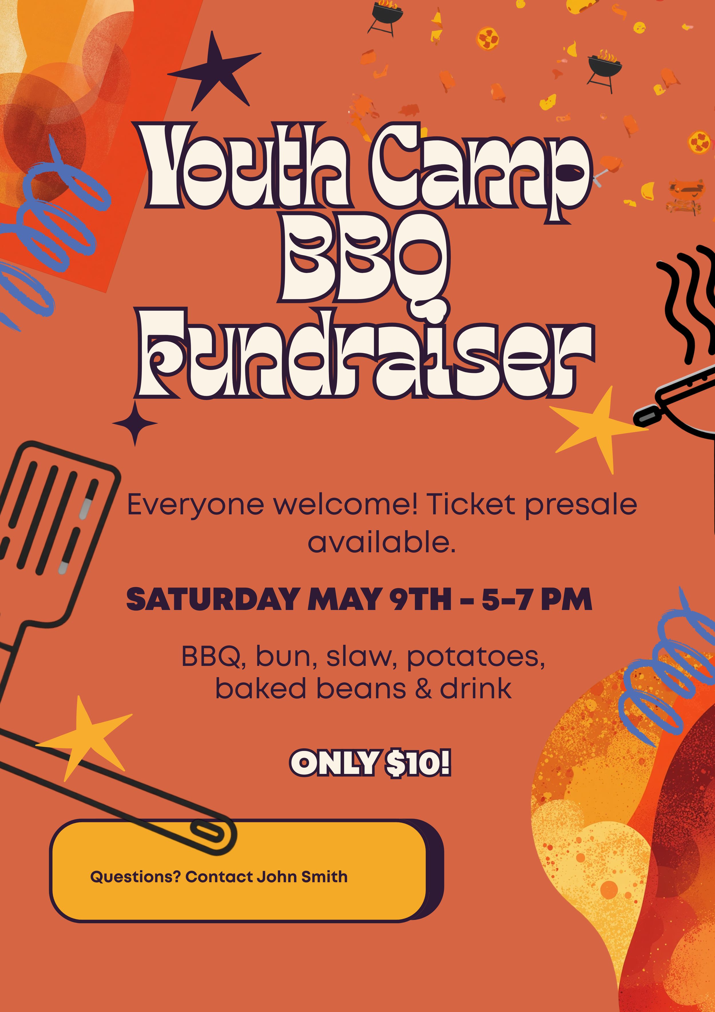 Youth BBQ fundraiser 