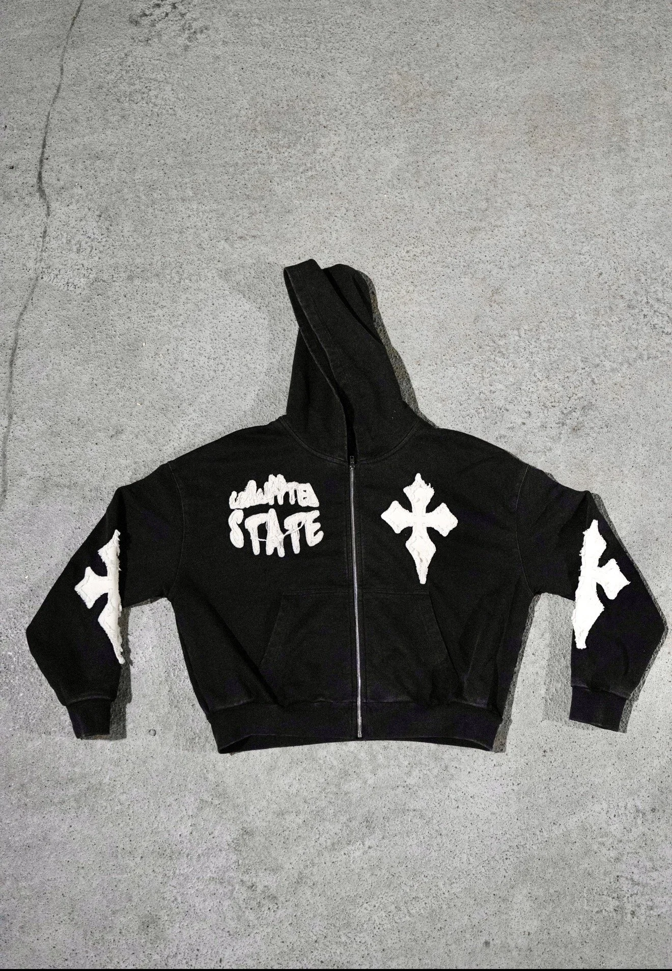 Corrupted State Zip Up Hoodie