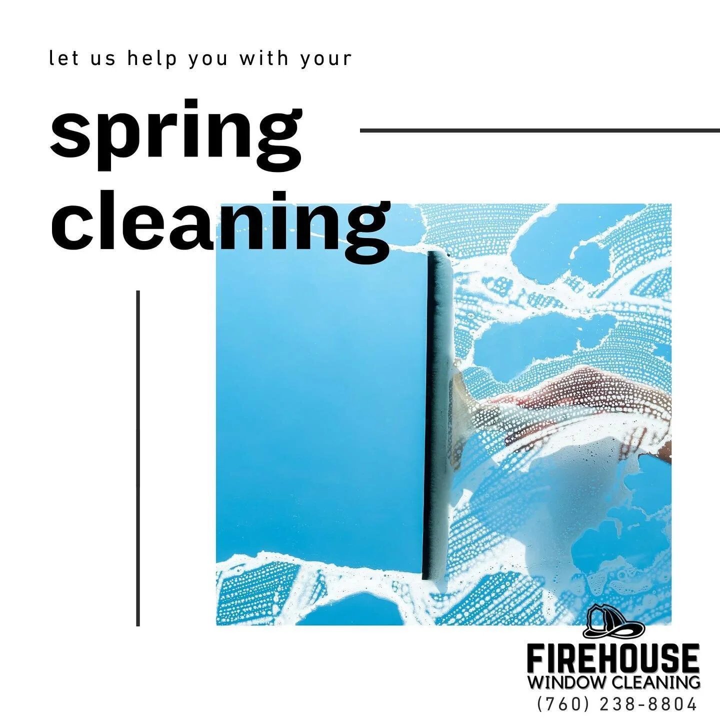 Spring is here, and so is the perfect opportunity to freshen up your space! ✨ Let us lend a hand and take the hassle out of your spring cleaning. From windows to solar panels, we've got you covered. Call, text, or message us today to get your free qu