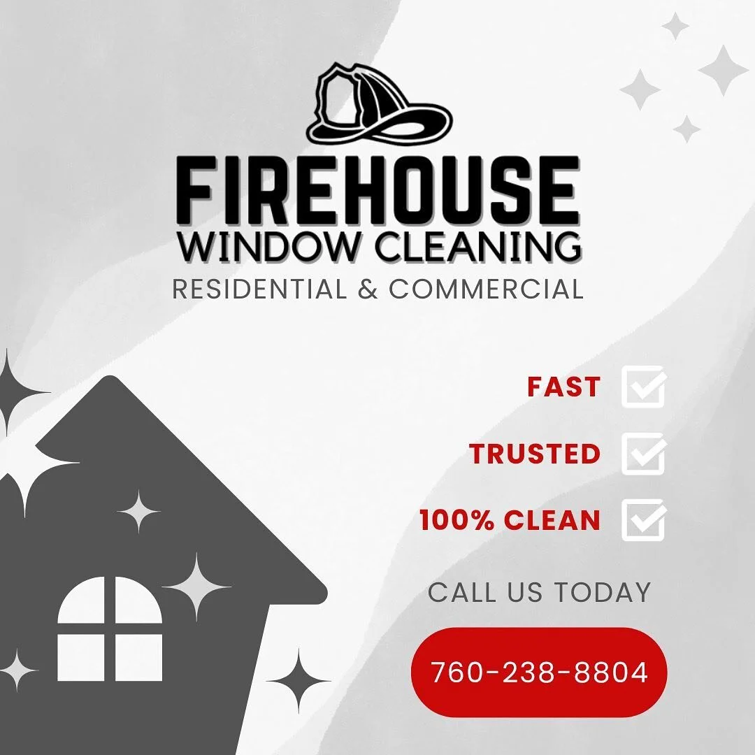 Tired of looking through smudged, dirty windows? It's time to let the professionals at Firehouse Window Cleaning work their magic! With years of experience and a commitment to excellence, we are your go-to experts for all your window cleaning needs i