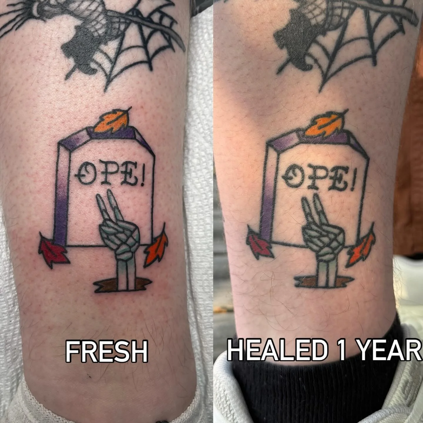 Ope! How very midwest of you&hellip; #healedtattoo #tattooshopaustin #tattooartistaustin