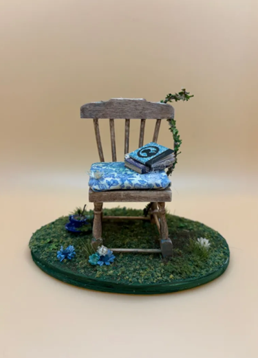 1" Storybook Chair: A Quiet Moment in Miniature 