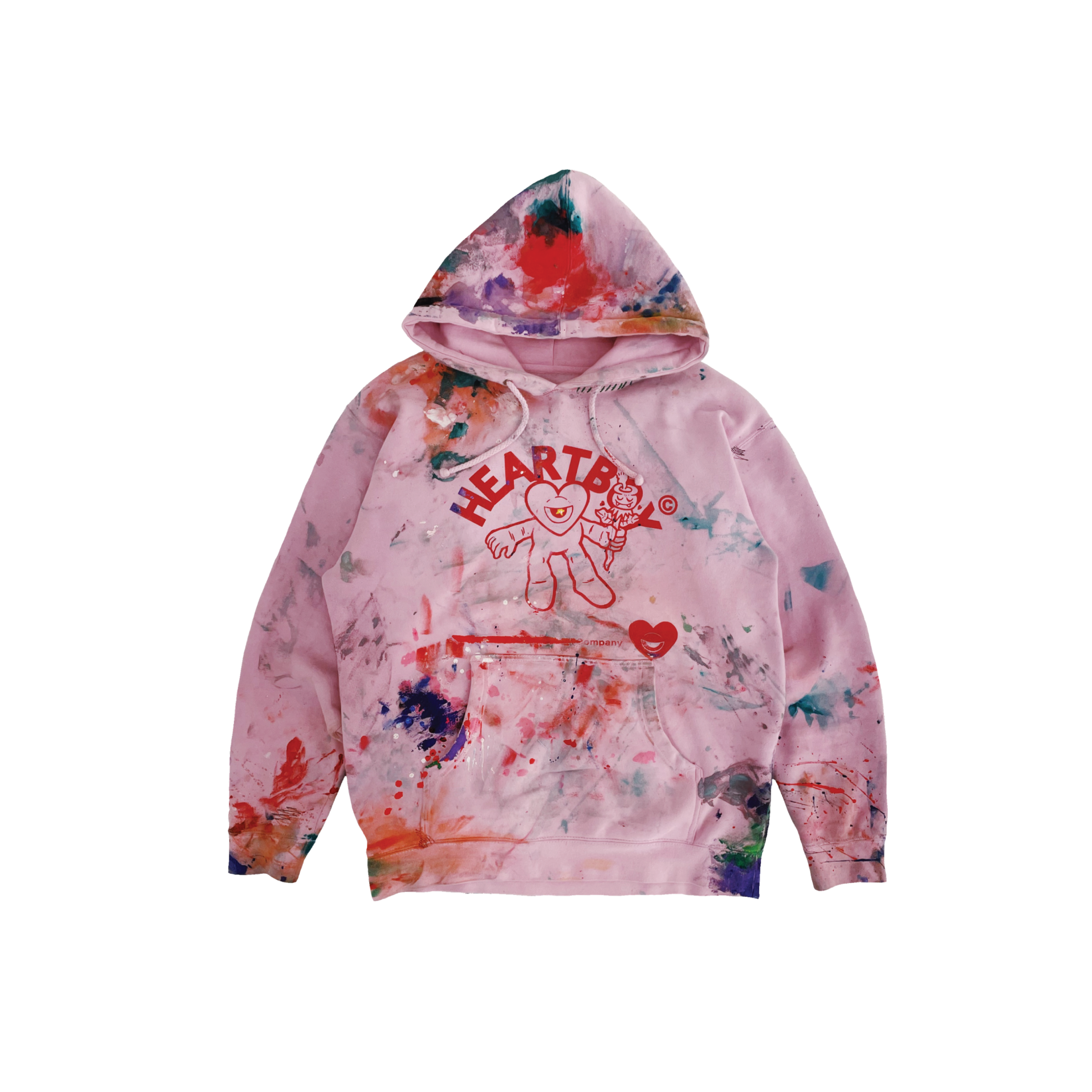 Paint distressed HB Hoodie