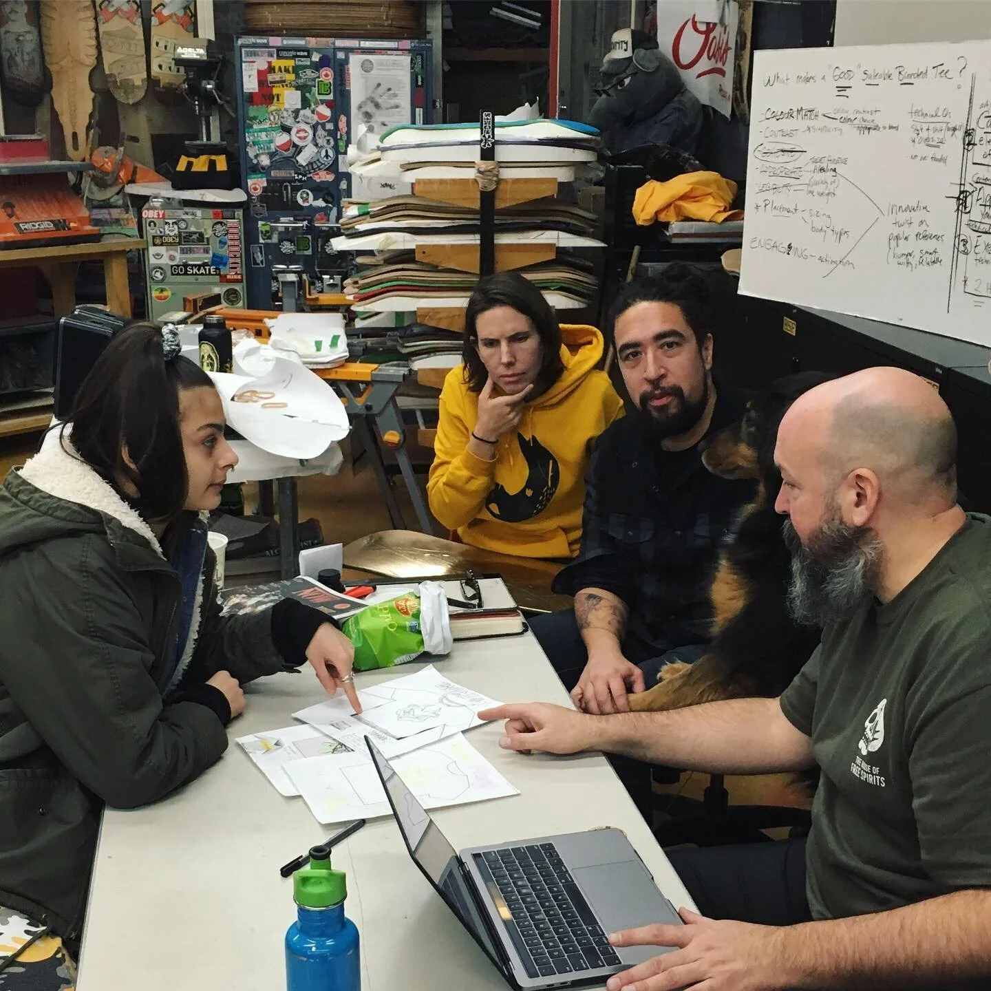 Craig Morrison Discussing with Teachers