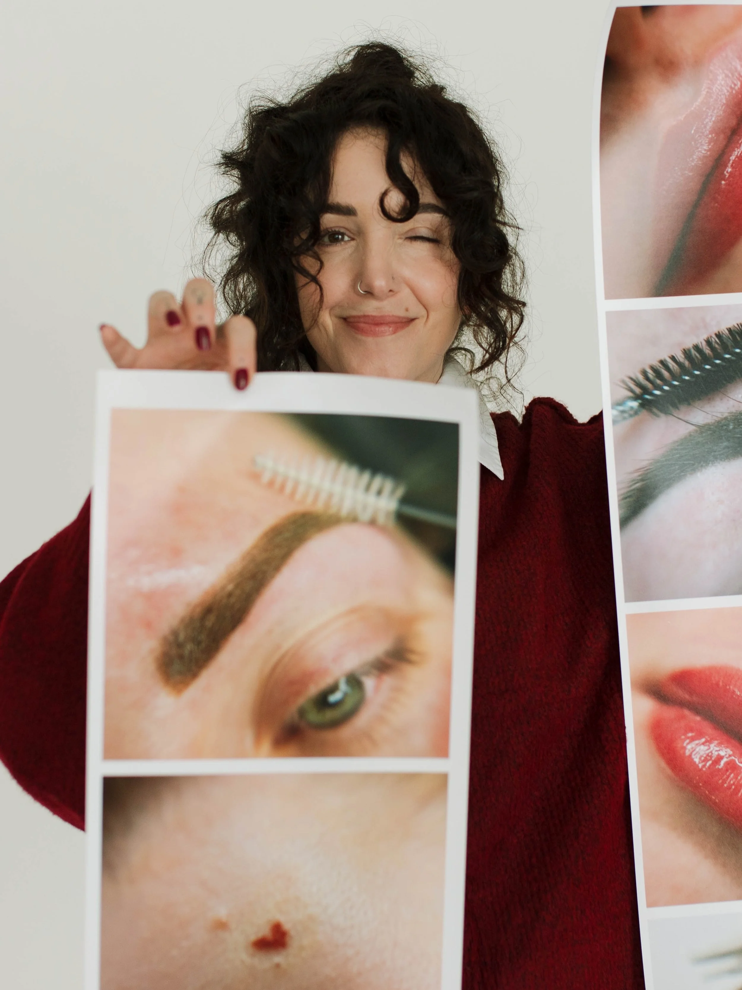 Posing with my tattoo work like men pose with fish apparently🎣🥰.

Some of my favorite work from over the years all together in one place. Brows, lips and little details that I felt really captured my style of cosmetic tattooing. Seeing them this bi