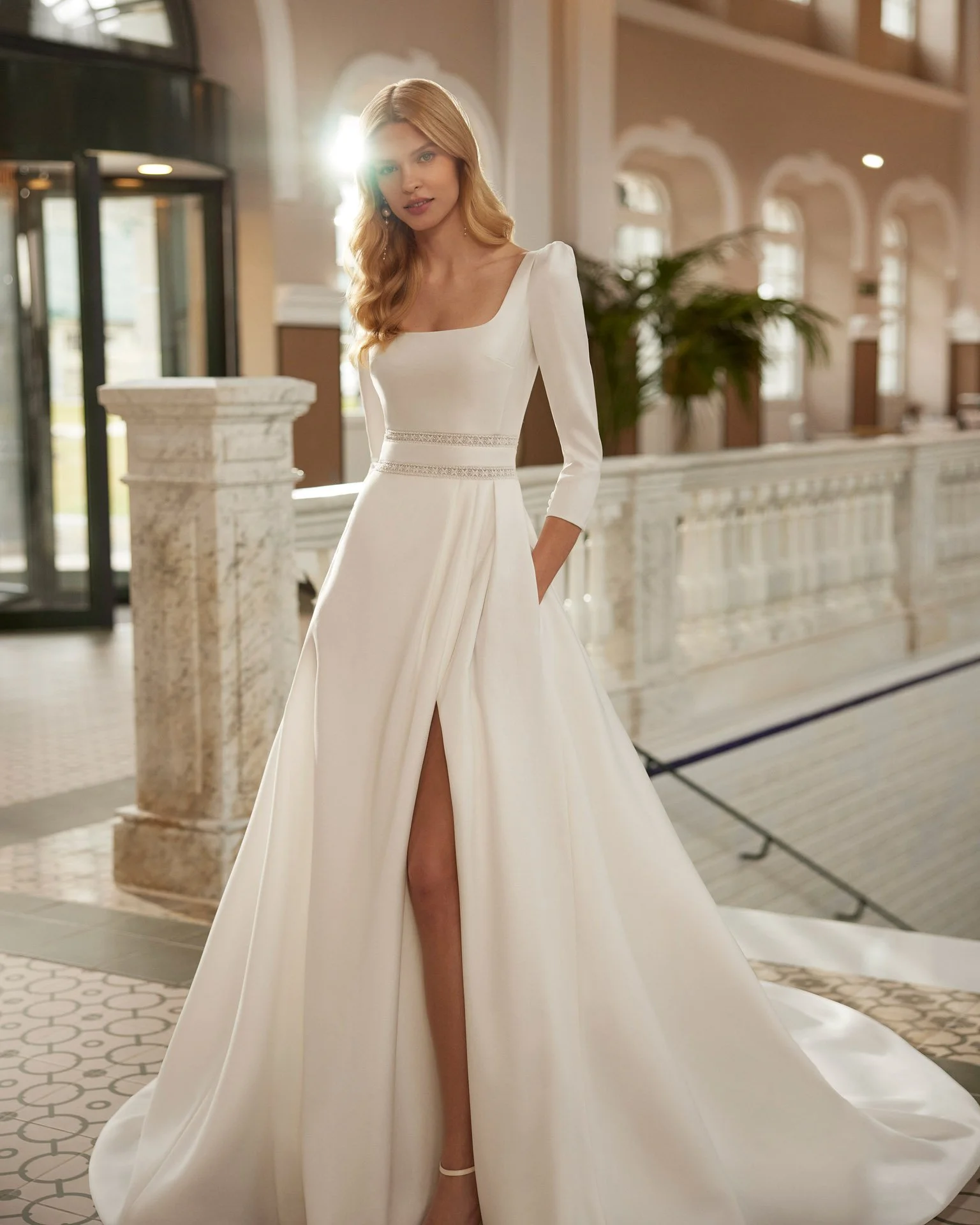 If your vibe is classic and elegant then @airebarcelona  wedding dresses are for you. We are currently the only stockists in Wales!! 

Brides to be the 2026 diary is open so start getting excited for your bridal consultation and put the date in your 