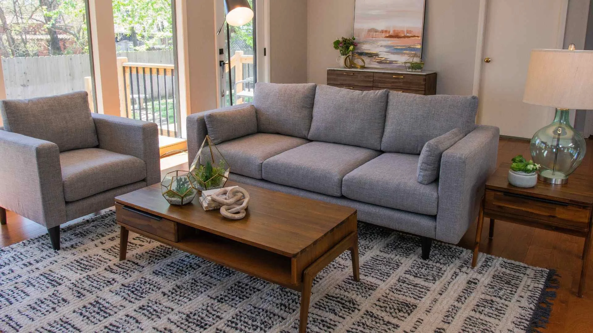 student furniture rental setup