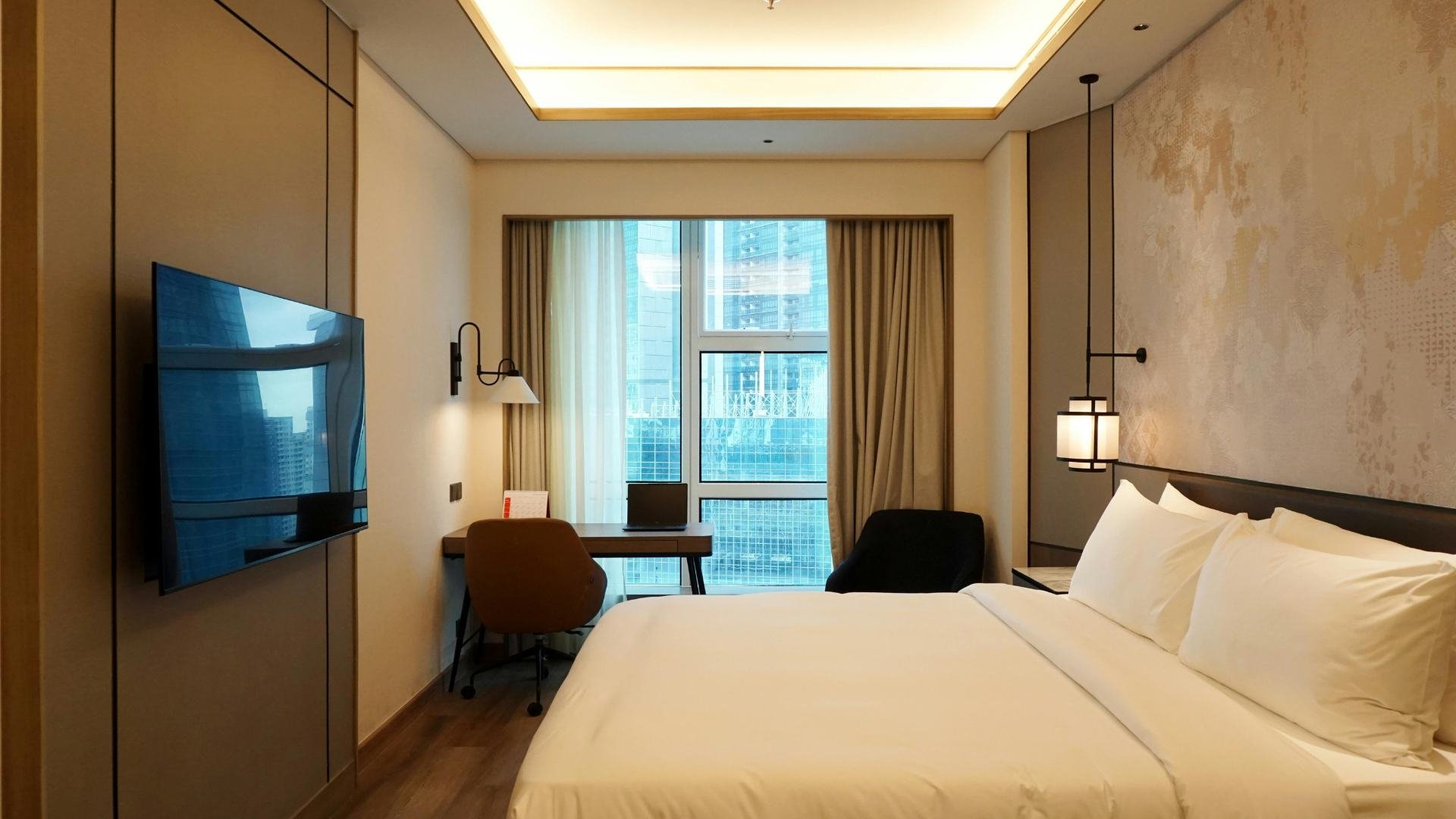 small hotel room