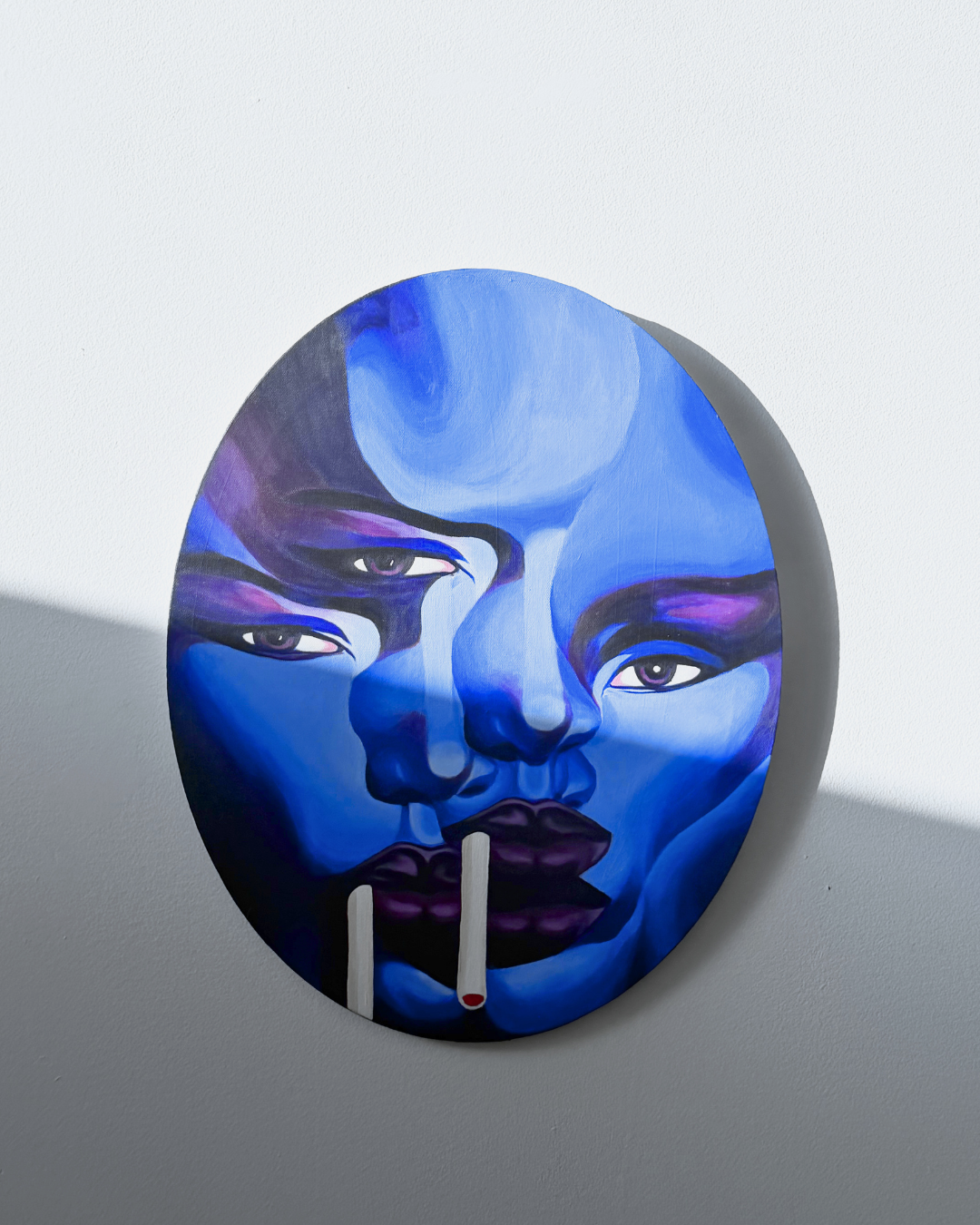Untitled (Grace Jones), 2025
Acrylic on canvas
16x20,


$750