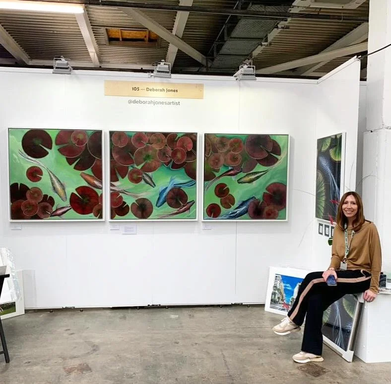 Nirvana Triptych and the Artist, 2023