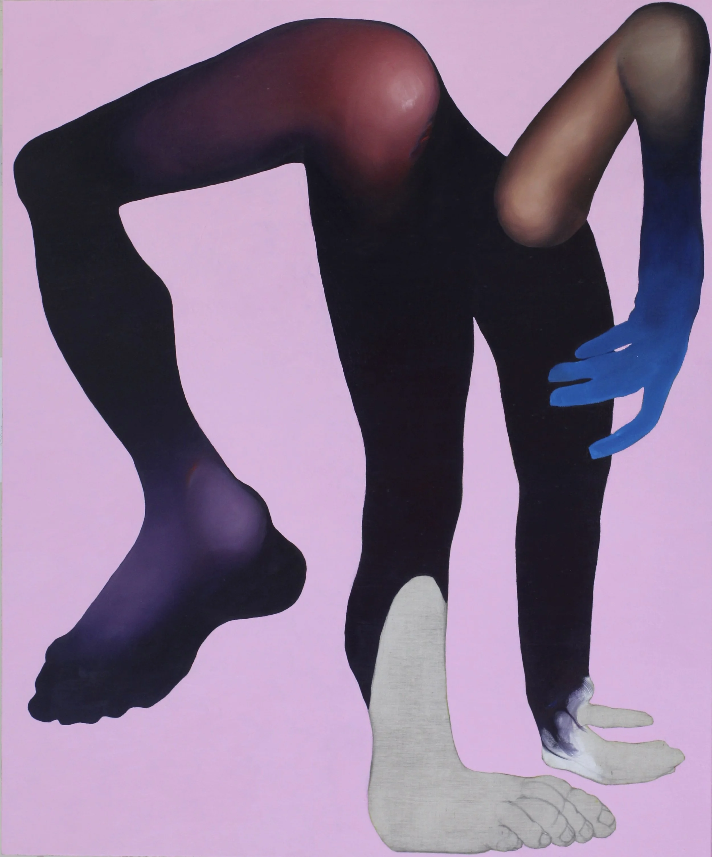 The Bend, (Oil on Canvas), 137cm x 127cm. Click to Enquire about this piece