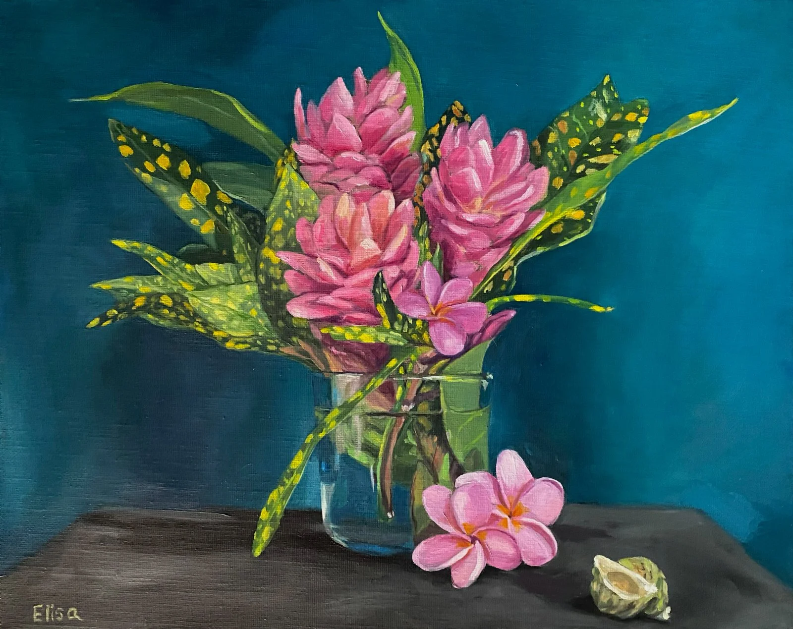 The Ginger Flowers
11" x 14"
Oil on linen - 2026