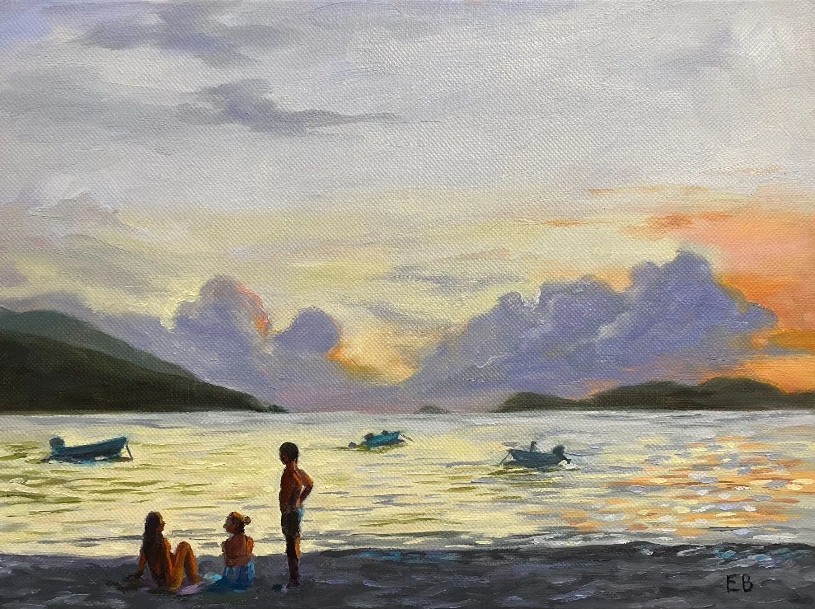 Hull Bay Sunset III
9" x 12
Oil on linen - 2026