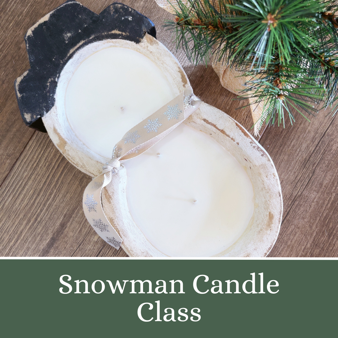 Snowman Candle Class