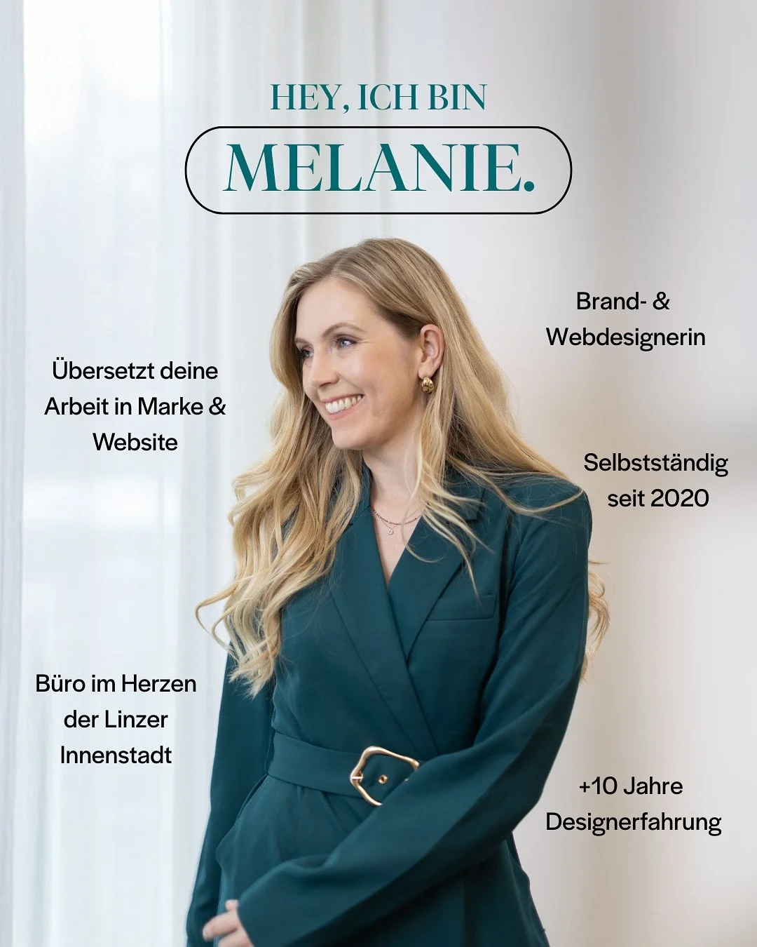 Hey, ich bin Melanie. 

Ich arbeite als Brand- und Webdesignerin.
Und mir ist wichtig, Menschen zu verstehen, bevor ich Marken gestalte.
Ohne das funktioniert meine Arbeit f&uuml;r mich nicht.

Ich habe schon als Kind viel gemalt
und immer gewusst, d
