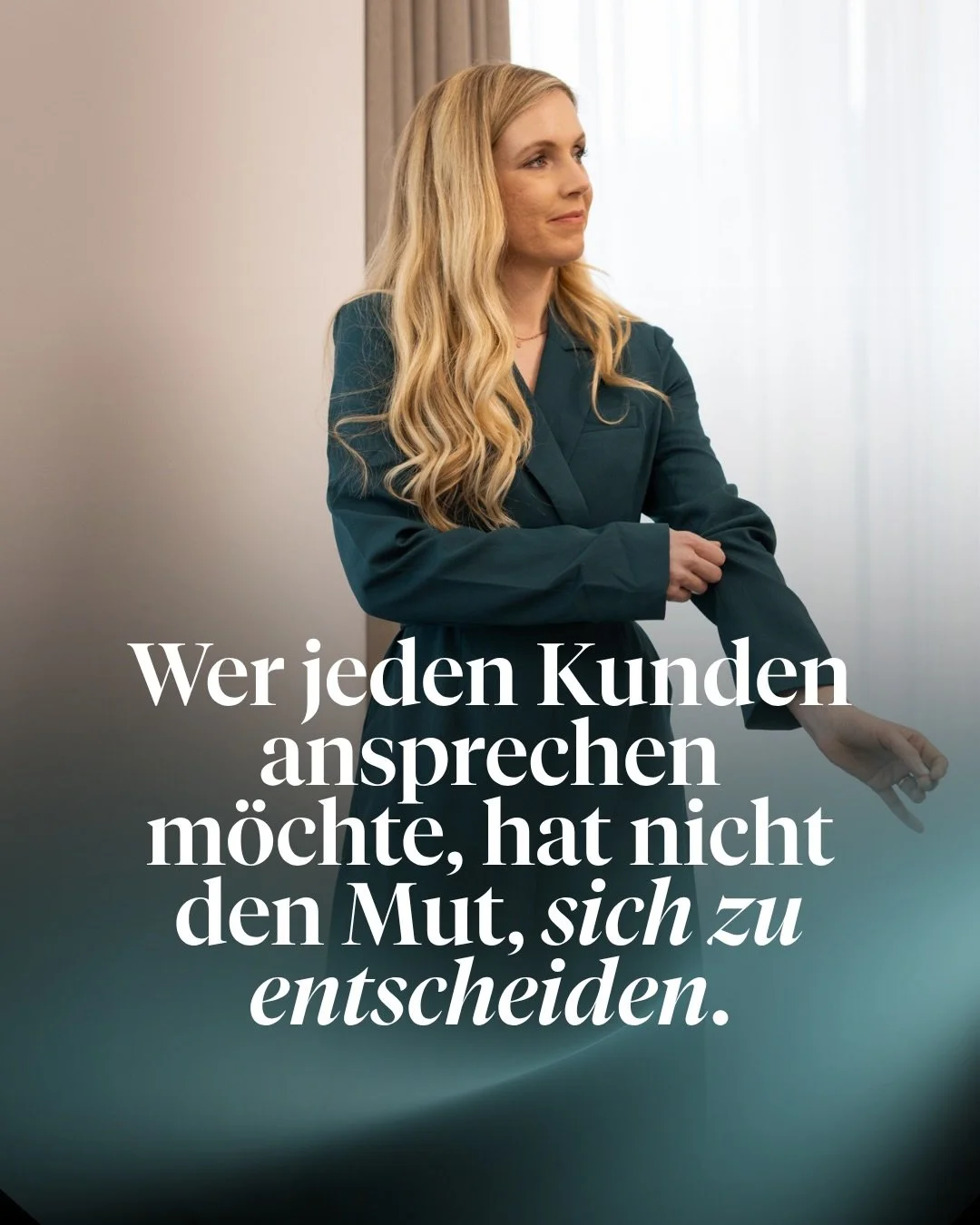 Meine Richtung stand nicht von Anfang an auf der Website. Ich wusste zwar, wohin ich will, hatte aber einen Bauchladen und wollte m&ouml;glichst viele ansprechen. Bei jedem Text war ich unsicher, wen ich damit jetzt konkret meine. Und ich habe gemerk