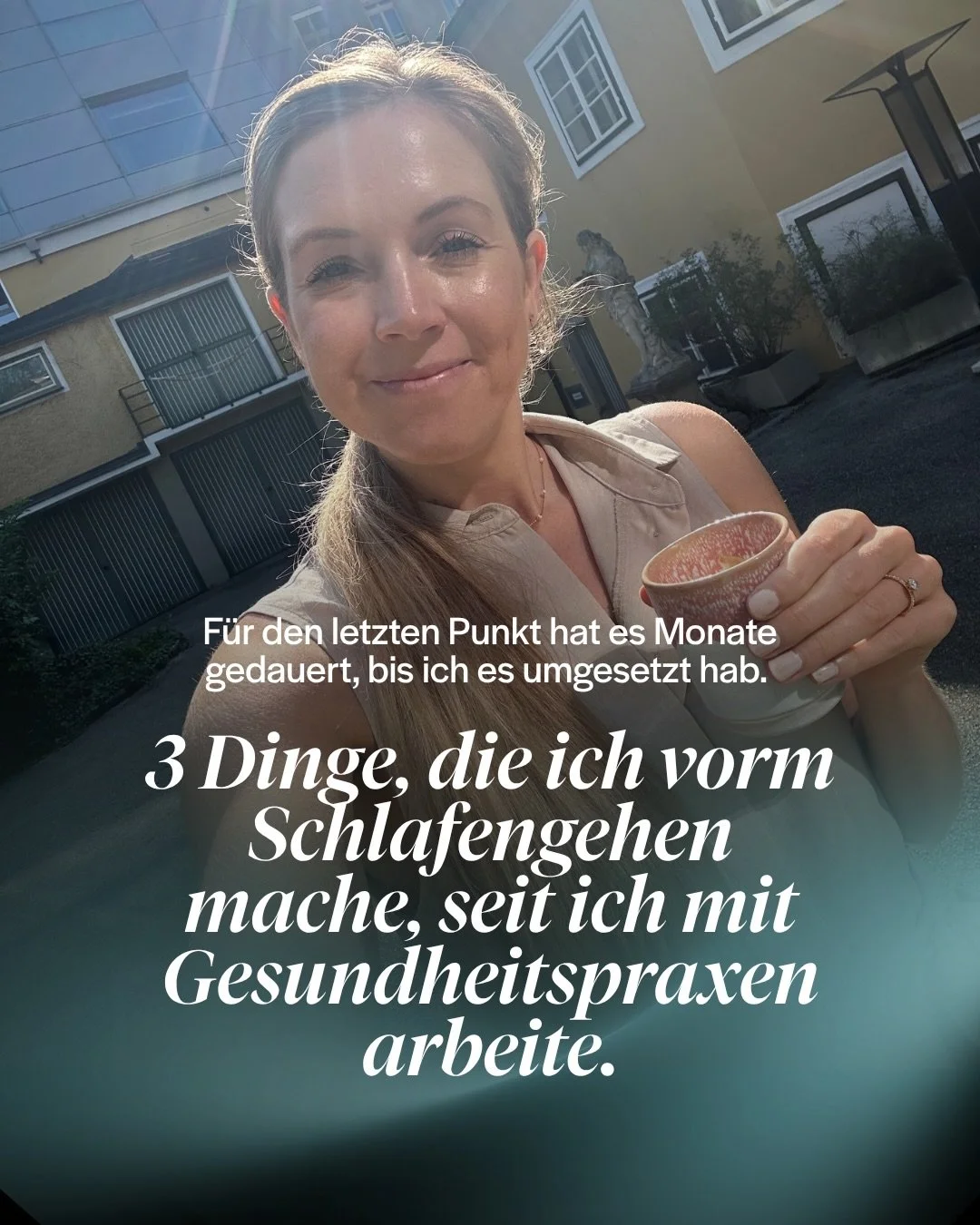 Schlaf ist mir heilig. Ohne meine 8 Stunden komm ich nicht gut durch den Tag. 😴

Diese Tipps haben bei mir am meisten ver&auml;ndert. Gelernt hab ich sie in der Zusammenarbeit mit Praxen und Zentren. Da bekommt man nebenbei einiges mit, das man selb