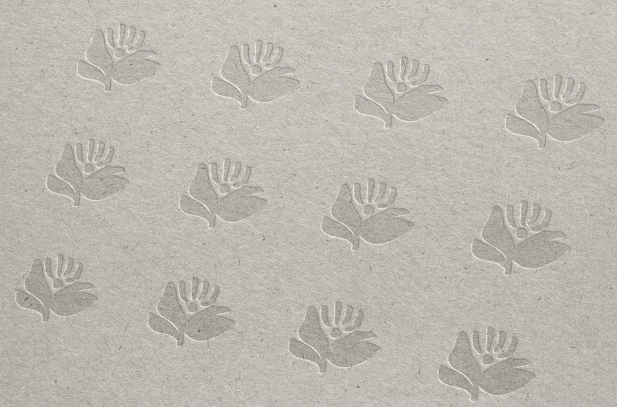 Organisches Pattern aus dem Bloom Bright Markenauftritt