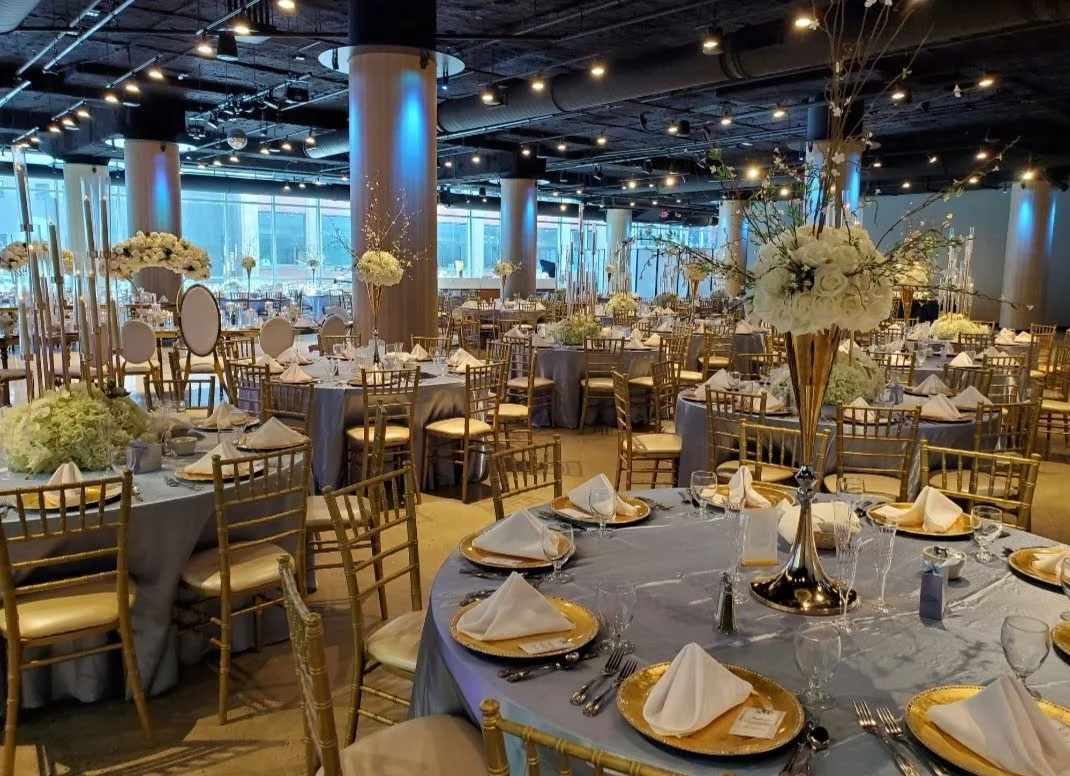 white gold wedding theme decorated tables.jpg