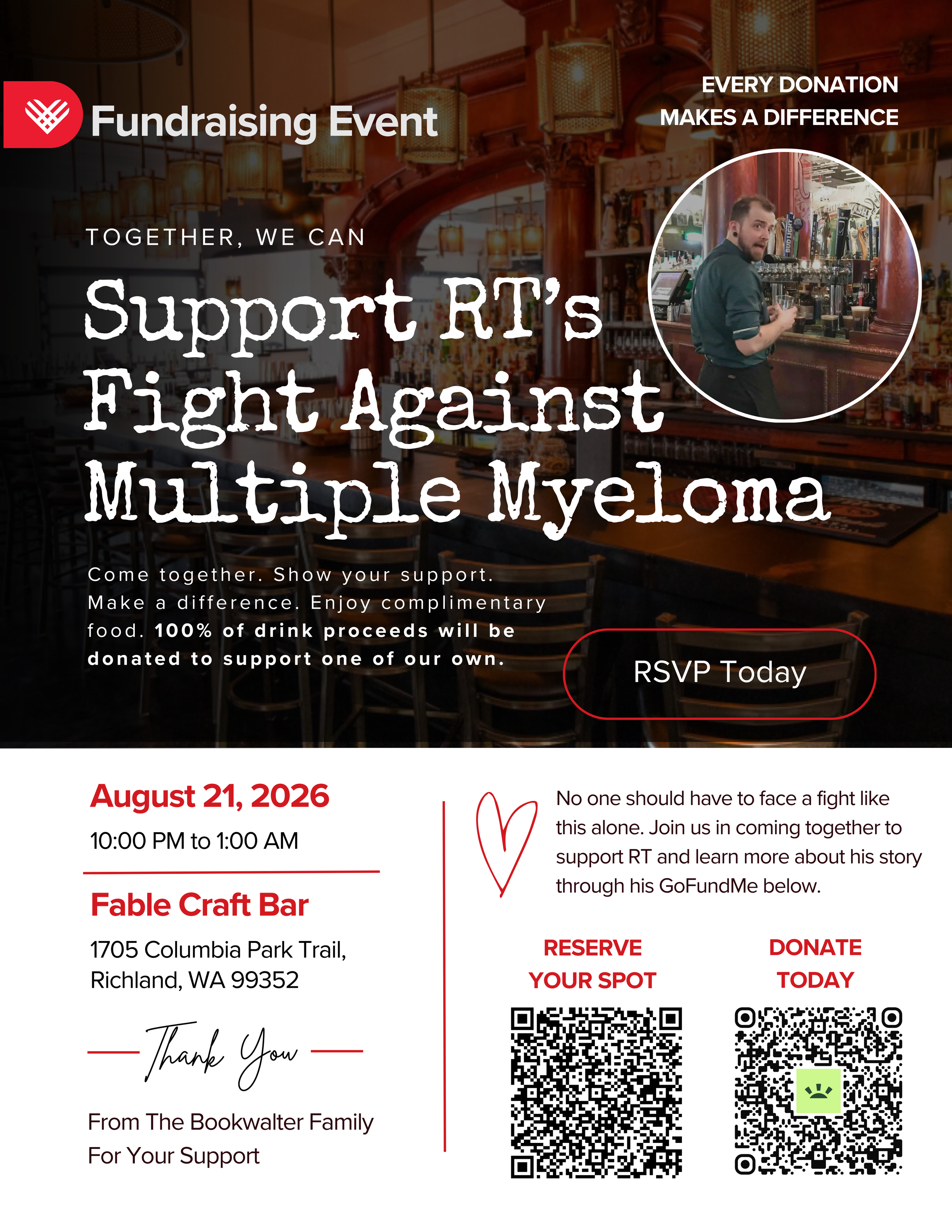 Support RT’s Fight Against Multiple Myeloma Fundraiser