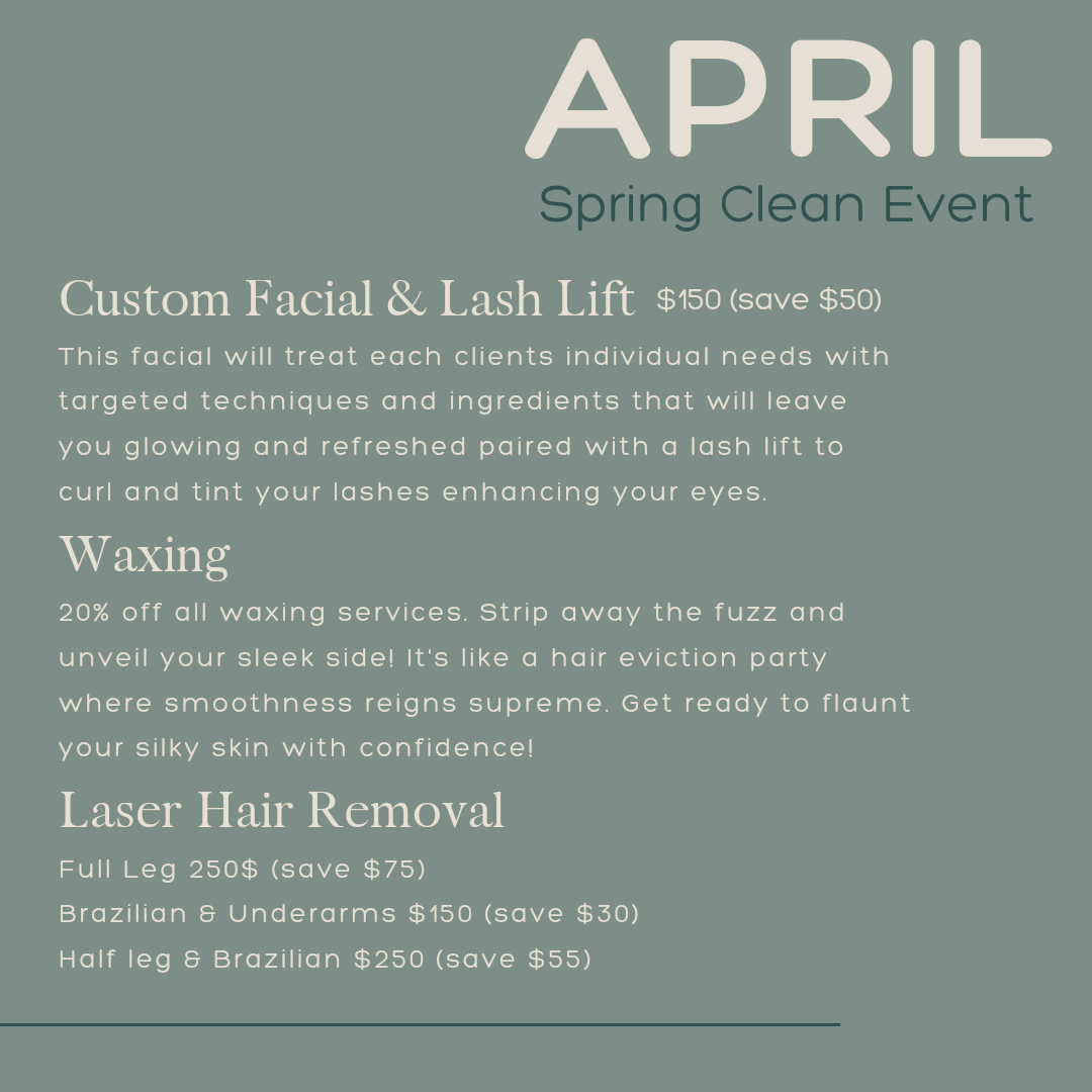 Spring Into Smoothness: My April Spa Event Is Here!