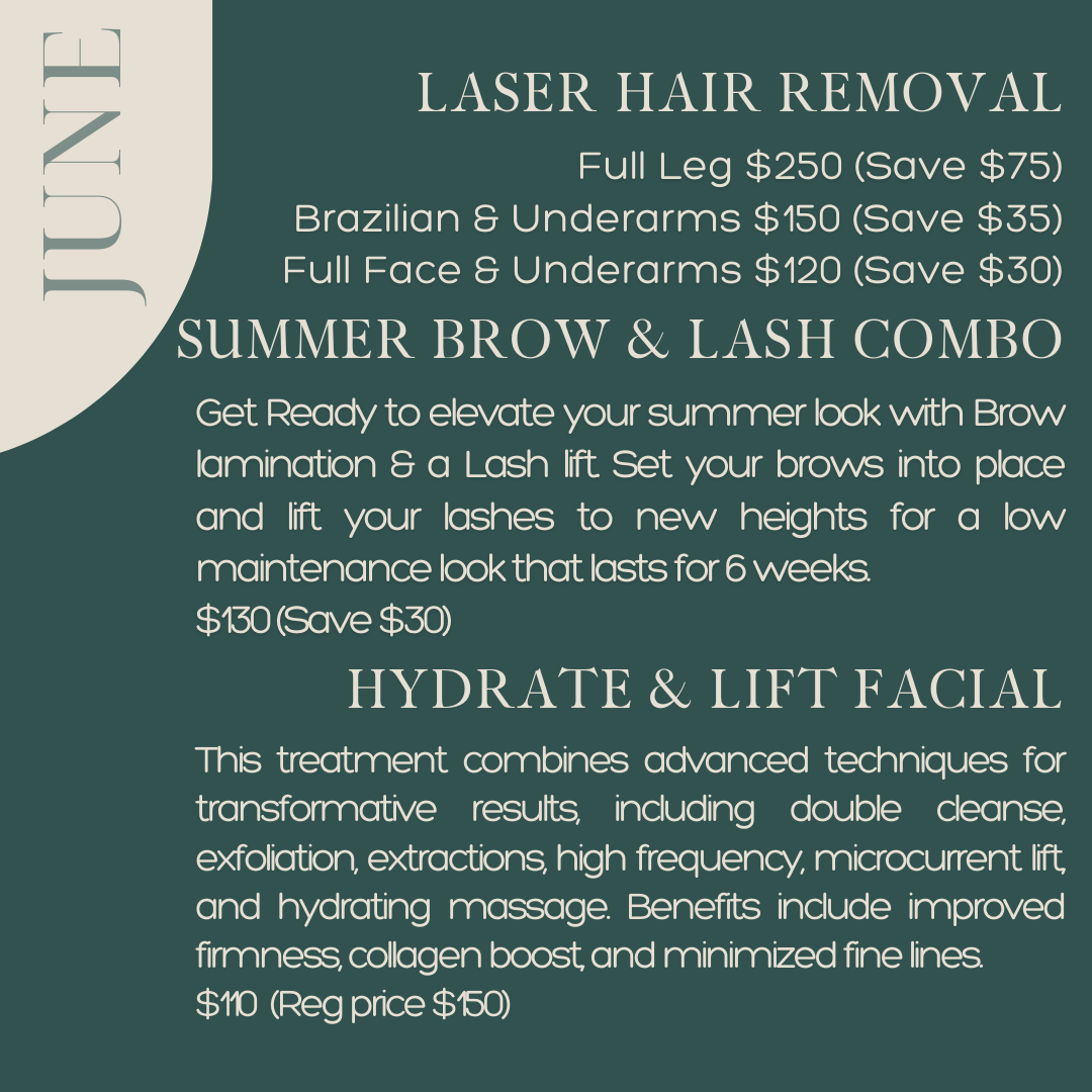 Get Summer-Ready with these sizzling June Specials!