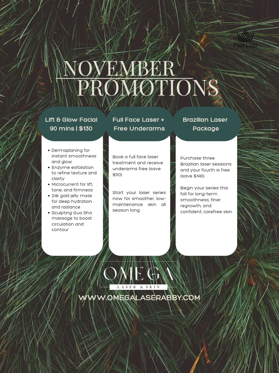 Your Holiday Glow Starts Here: November Specials at Omega Laser & Skin