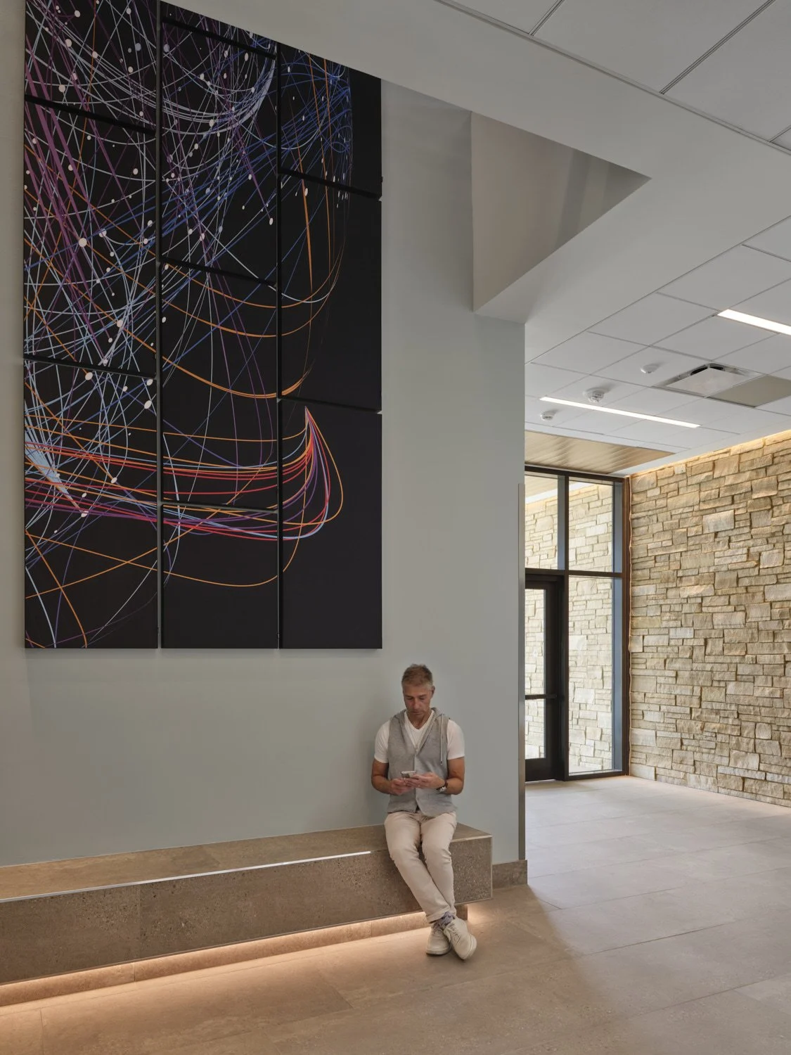 Interior architectural photograph of the national renewable energy laboratory near Boulder, Colorado by professional photographer Brad Nicol Photography