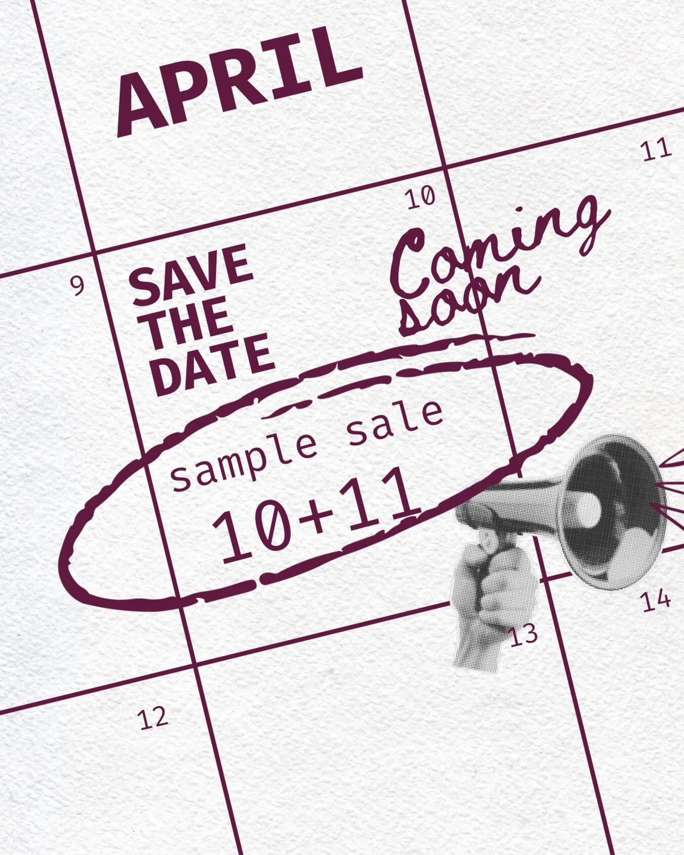 COMING SOON!!!
Our SAMPLE SALE is almost here&hellip;..
Only 25 spots available - once they&rsquo;re gone they&rsquo;re gone. 

Friday, April 10
Saturday, April 11

Wedding Dresses starting as low as $300
details dropping soon&hellip;. Don&rsquo;t mi