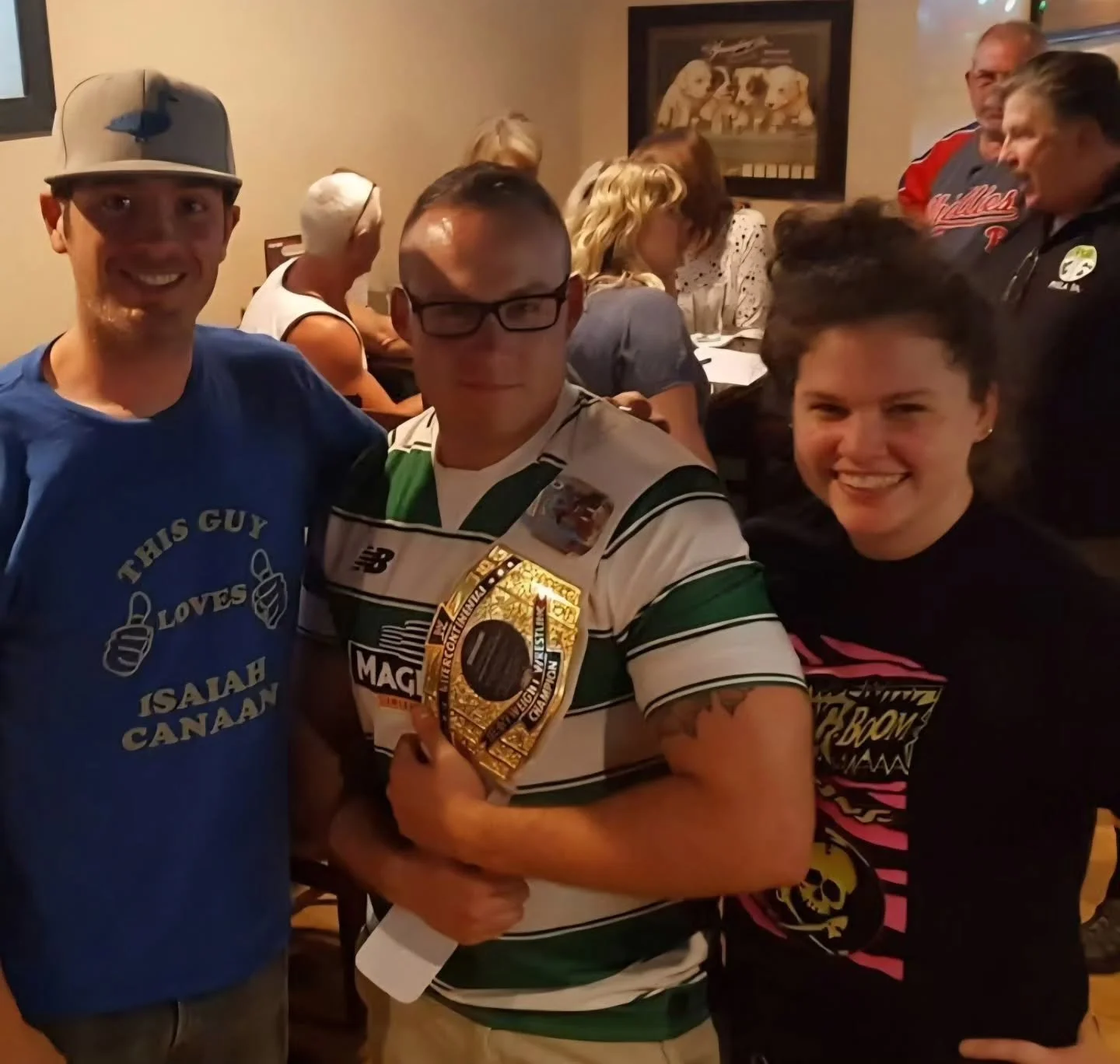 The journey has been long, so I'll keep it short.

Congratulations to the 5-Skins, our new LunchMoney Quizzo Undisputed Champions. 

Its been many years, many bars, many memories,  and we couldn't think of a more deserving team.