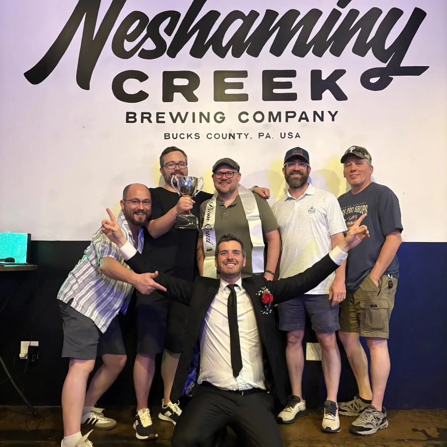 Everyone last night was a winner. 

One team just won by a heck of a lot more.

Introducing our new LunchMoney Quizzo Prom Kings...

Ctrl-Alt-Defeat!

On a night when I turned the difficulty level up to "fuck off, Joe", this crew pulled off