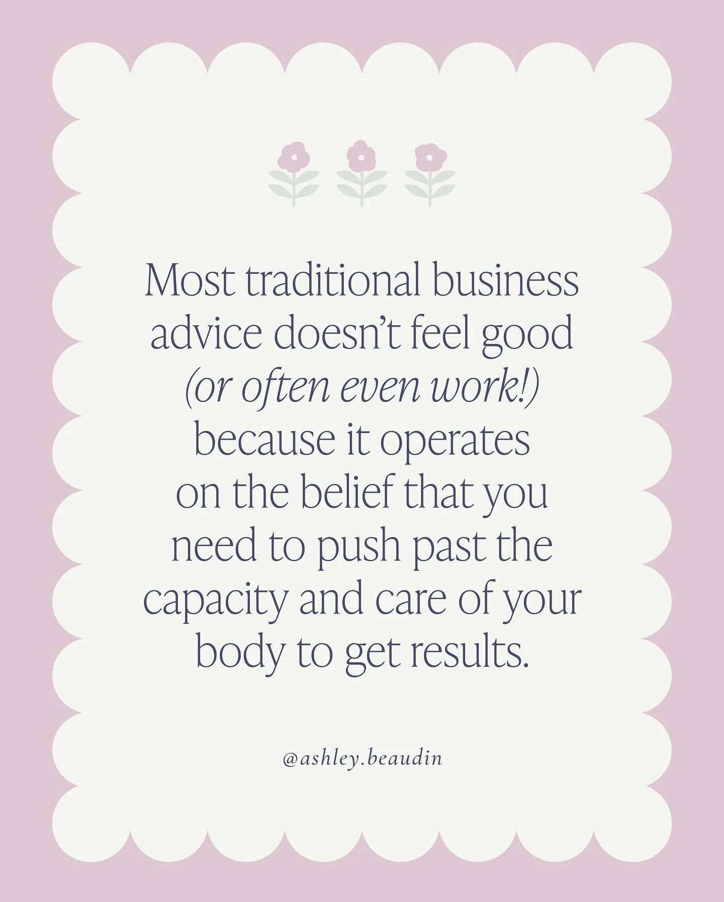 Swipe for my thoughts on pushing past the capacity of the body and nervous system to get biz results &gt;&gt;&gt;

What resonates? What are your thoughts? I&rsquo;d love to hear. ❤️