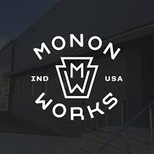 Mono + Works logo in white on a dark background