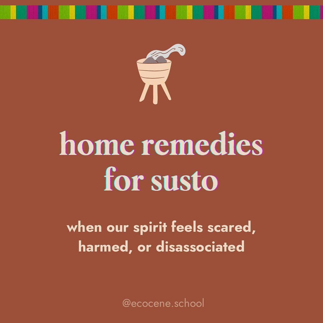🫀 Long-term spirit support are the actions unfolding globally for Palestinian and planetary liberation!

✨ In the short-term, there are many practices that can support us when we have susto; that help calm and call our spirit back to us when it&rsqu