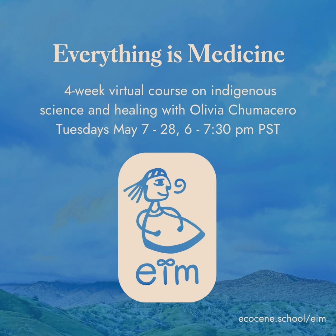 Embark on a transformative journey with Olivia Chumacero in 'Everything is Medicine' 🌿✨. 

This 4-week virtual course delves into indigenous science and healing, offering a roadmap for living in harmony with nature 🌍. 

Olivia reminds us that &ld