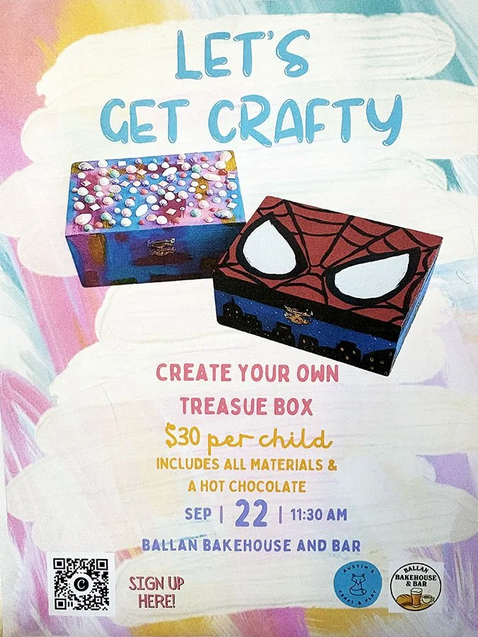 Create Your Own Treasure Box at Ballan Bakehouse & Bar