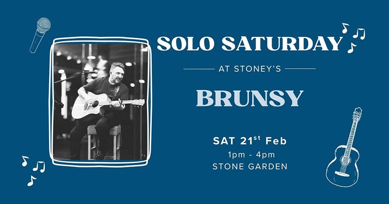 Solo Saturdays Live Music at Stoney's Club 