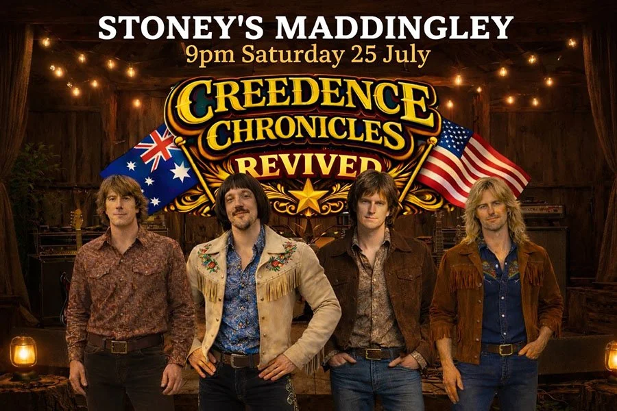 Creedence Chronicles Revived at Stoney's Club, Maddingley
