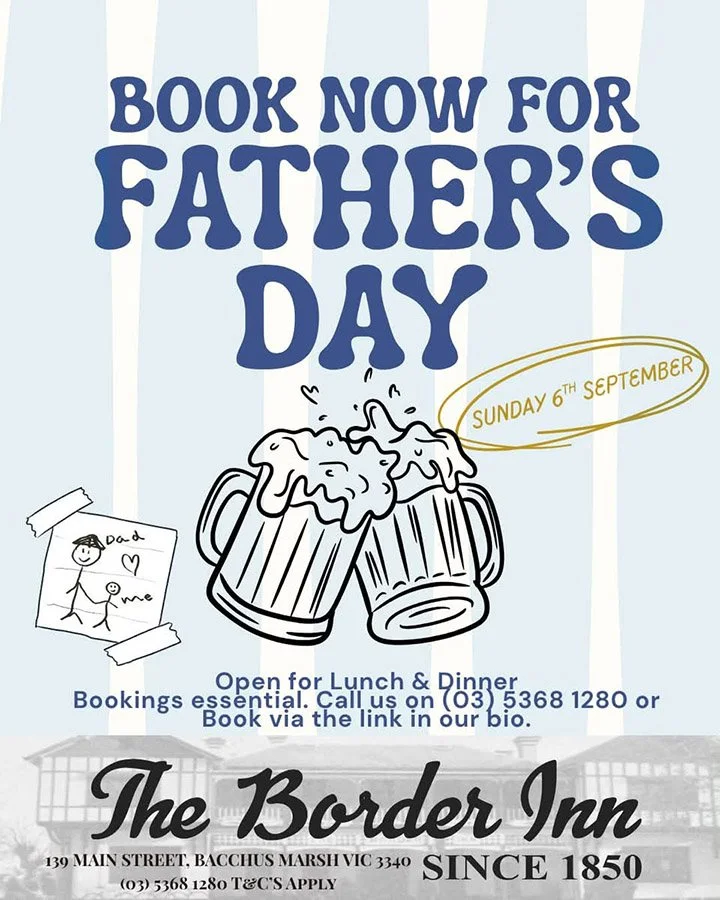 Father's Day at the Border Inn, Bacchus Marsh