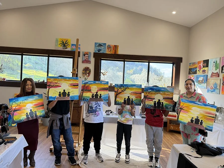 Paint and Bites School Holiday Kids Paint & Craft Classes