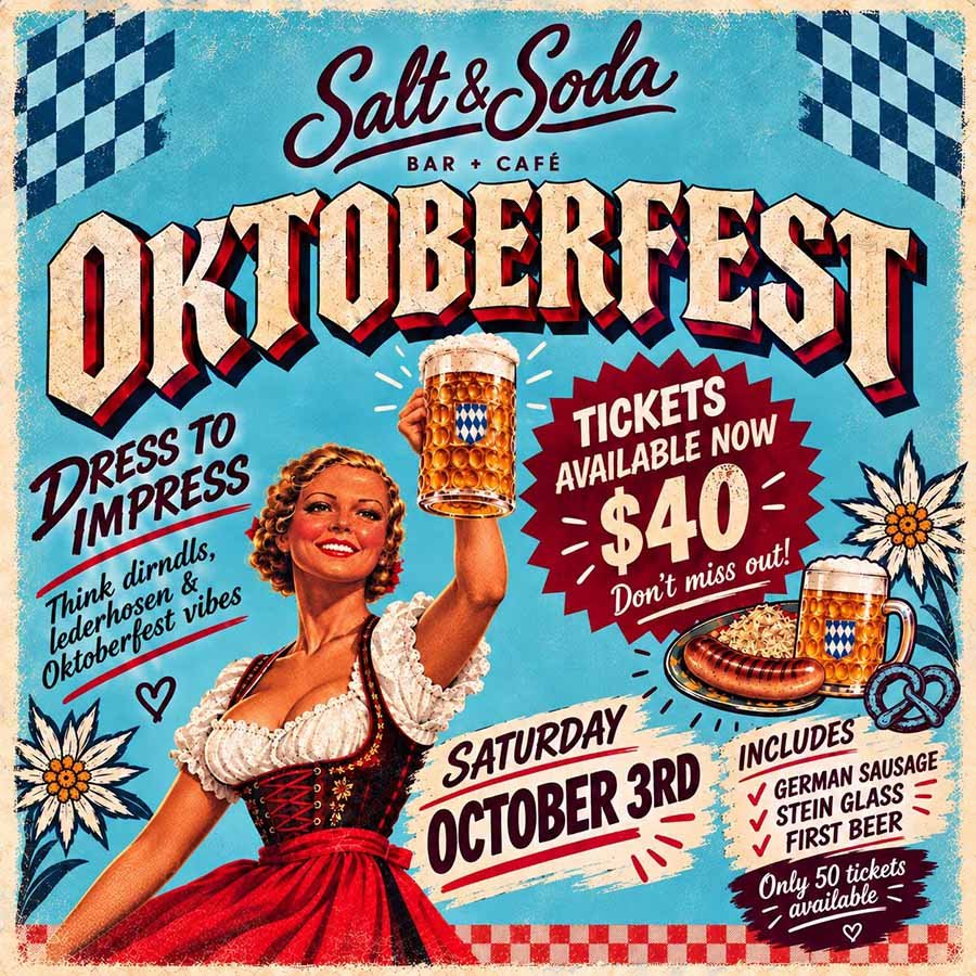 Oktoberfest at Salt & Soda